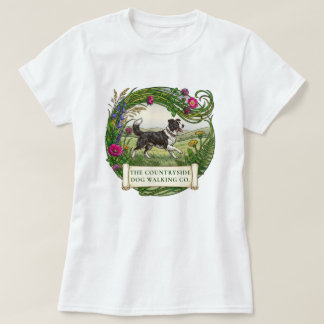 T-Shirt für Border Collie-Hundeführer mit individu