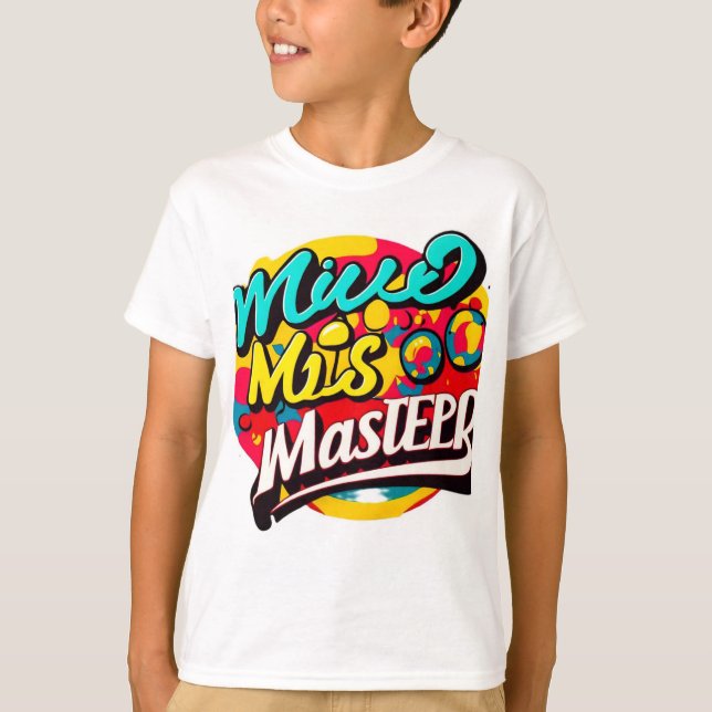 T-Shirt für buntes Miso Bowl - Miso Master Design (Vorderseite)