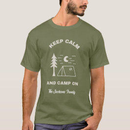 T-Shirt für Campingliebhaber und Campingfamilien. 