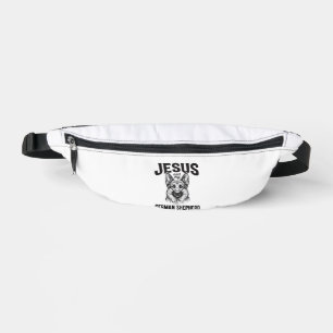 T-Shirt für Christen mit deutschem Schäferhund Bauchtasche