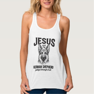 T-Shirt für Christen mit deutschem Schäferhund für Tank Top