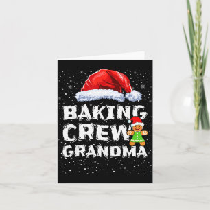 T-Shirt für Cookie-Back-Crew Oma passend zu Weihna Karte