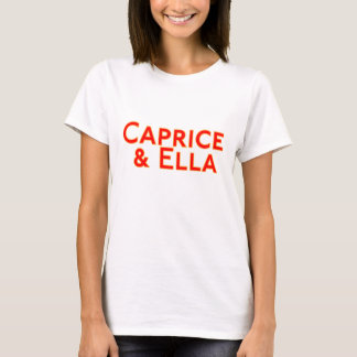T-Shirt für Damen in Kapriolen und Ella