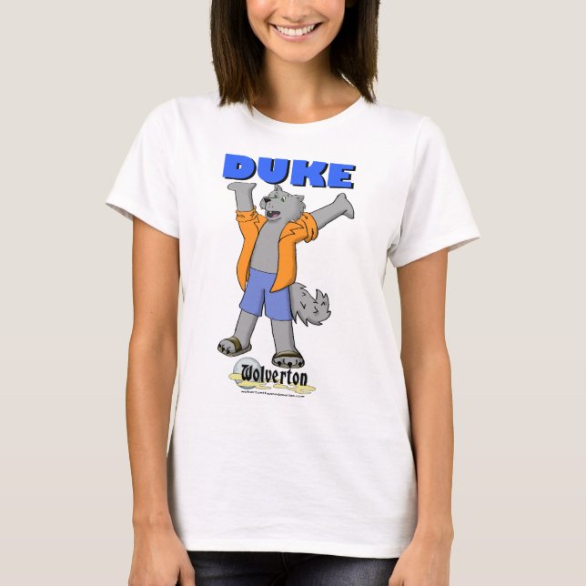 T-Shirt für Damen mit Duke-Motiv (Vorderseite)