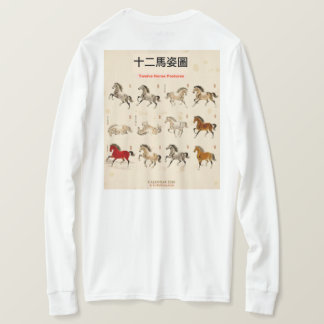 T-Shirt für Damen mit einem Pferdemotiv