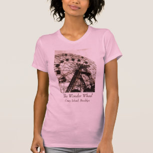 T-Shirt für Damen mit Wonder Wheel-Motiv