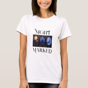 T-Shirt für Damen Nightmarked mit wunderschönen Ta