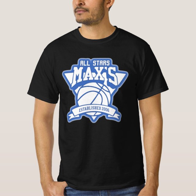 T - Shirt für das All-Stars-Logo (schwarz) (Vorderseite)