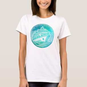 T - Shirt für das Einschiffen von Kreuzfahrtschiff