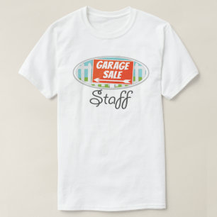 T-Shirt für das Garagenverkaufspersonal