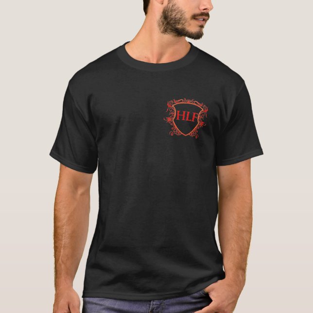 T - Shirt für das HLF-Signaturlogo (Vorderseite)