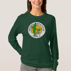 T - Shirt für das Langschläfenlogo von Frauen