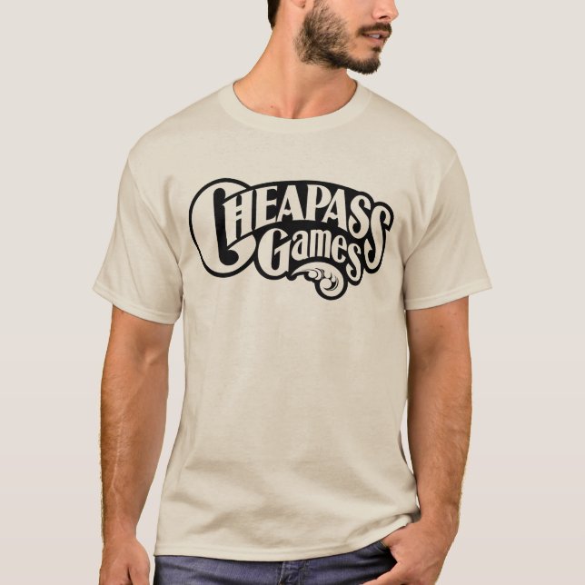 T-Shirt für das Logo von Cheapass Games (Light) (Vorderseite)
