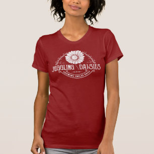 T - Shirt für das Logo von Juggling Daisis