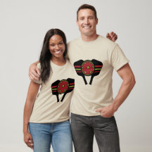 T - Shirt für das Symbol für Pickleball