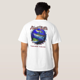 T - Shirt für das White Marlin Rip Art Logo