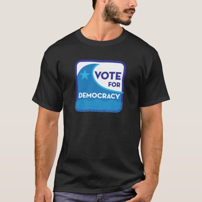 T - Shirt für Demokratie (Vorderseite)
