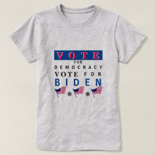 T - Shirt für Demokratie und Biden