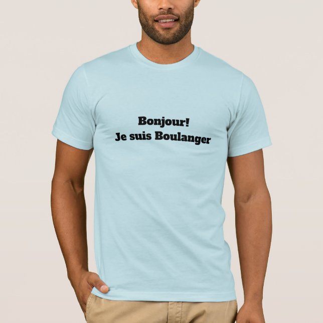 T-Shirt für den Bäcker (Vorderseite)