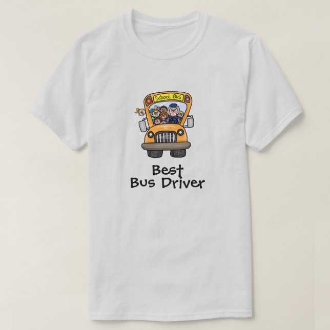T - Shirt für den besten Schulbus (Design vorne)