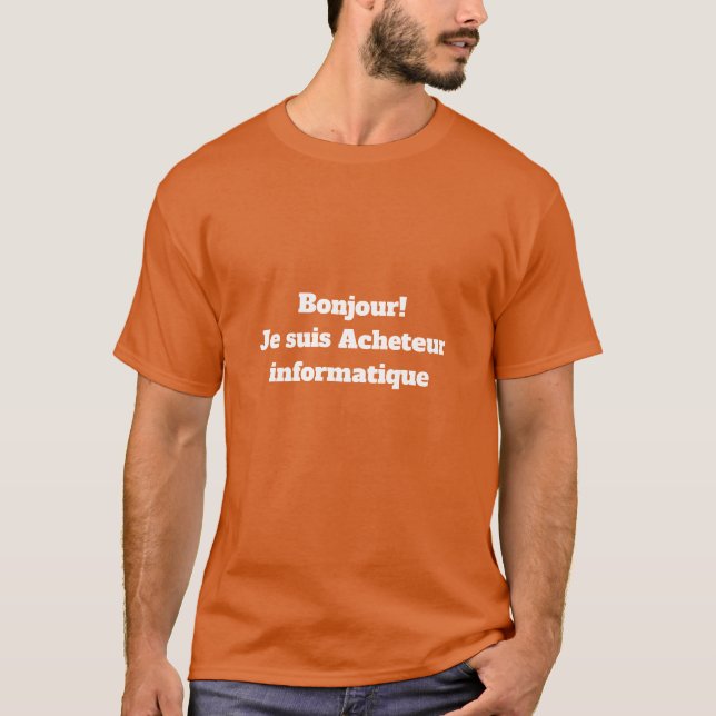 T-Shirt für den Computer-Käufer (Vorderseite)