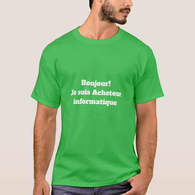 T-Shirt für den Computer-Käufer (Vorderseite)
