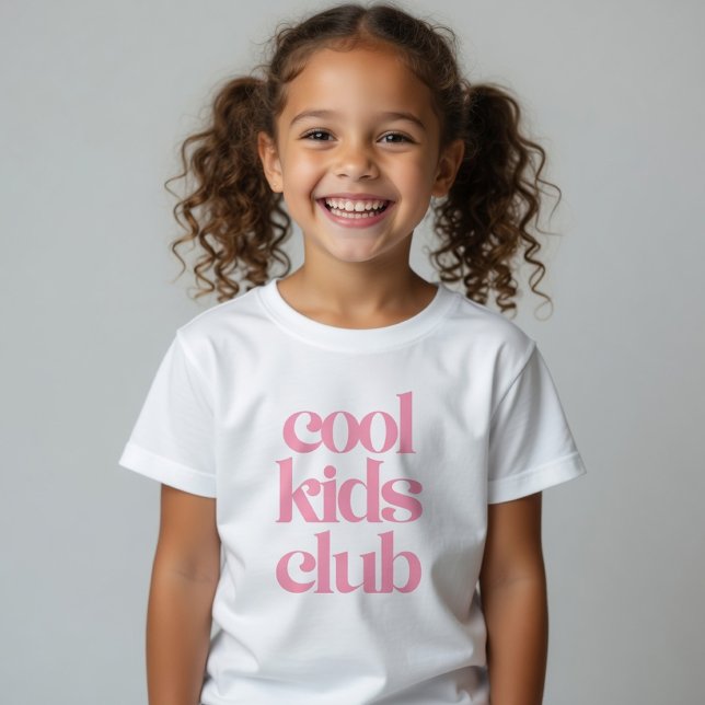 T-Shirt für den Cool Kids Club Rosa Kindershirt Tr (Von Creator hochgeladen)