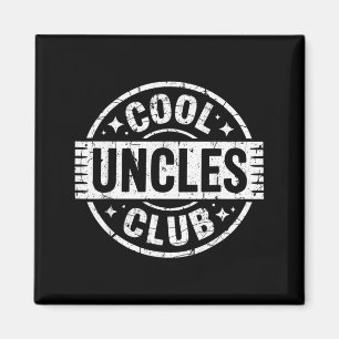 T-Shirt für den coolen Onkel Club Lustiger Onkel M Magnet