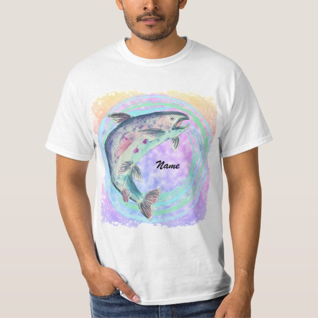 T - Shirt für den gezielten Forellenfang (Vorderseite)