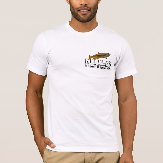 T - Shirt für den Lachsfischer (Vorderseite)