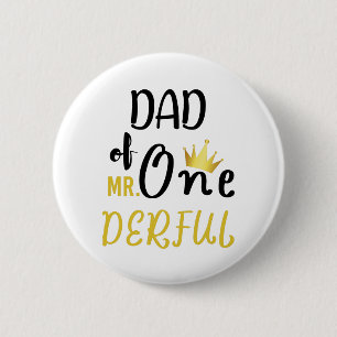 T-Shirt für den Papa von MR Onederful zum lustigen Button