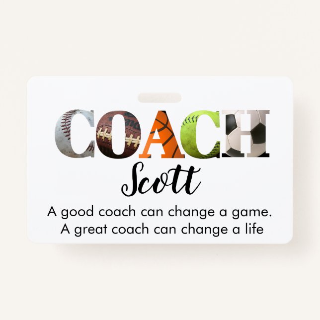 T - Shirt für den personalisierten Coach Ausweis (Vorderseite)