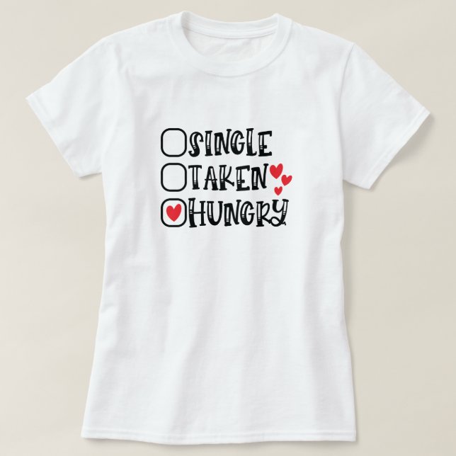 T - Shirt für den Stand der Beziehungen (Design vorne)