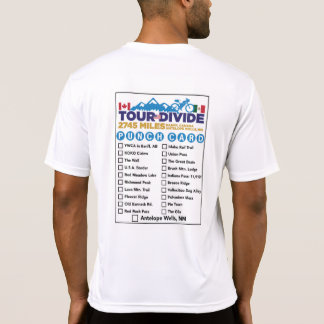 T - Shirt für den  "Tour Divide"