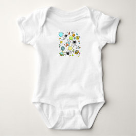 T - Shirt für den Weltraumdruck für Baby Body Anzu
