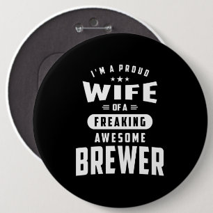 T-Shirt für die Brauerarbeit Geschenk für Männer F Button