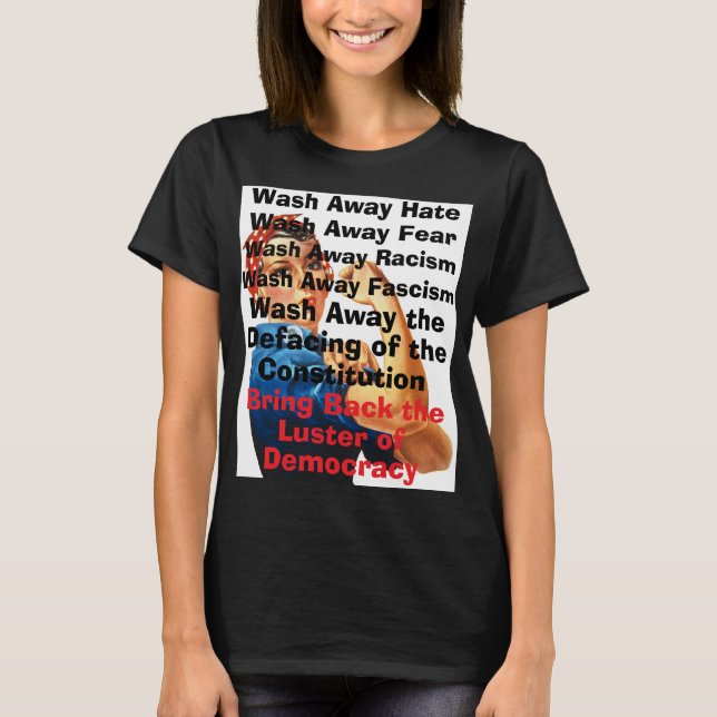 T - Shirt für die Demokratie zurückbringen (Vorderseite)