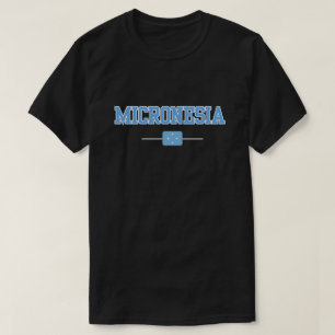 T - Shirt für die Fahne Proud Micronesia