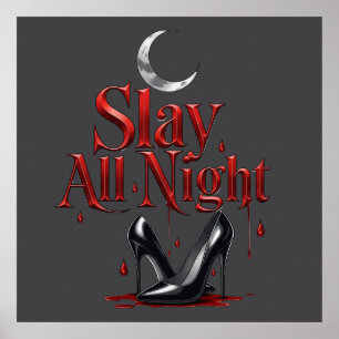 T-Shirt für die ganze Nacht Poster