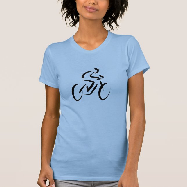 T - Shirt für die Gestaltung von Fahrrädern (Vorderseite)