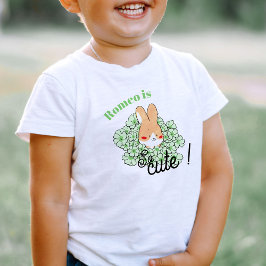 T-Shirt für die Kleinsten, süßes Kaninchen-Motiv 