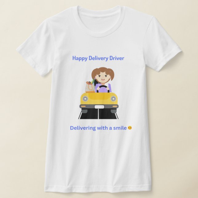 T - Shirt für die Lieferung des Treibers (Ablage )