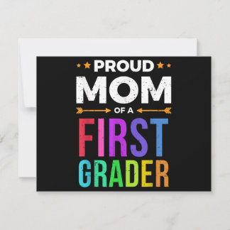 T-Shirt für die Mutter eines Erstklässlers, Erstta