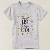 T - Shirt für die Rasterliste Wiederholung von Sta