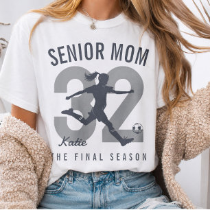 T-Shirt für die Senior-Fußballmutter, die letzte S