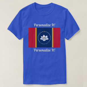 T - Shirt für die Staatsflagge des neuen Staates M