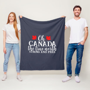 T - Shirt für die Stammfamilien in Kanada Fleecedecke