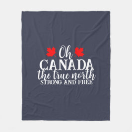 T - Shirt für die Stammfamilien in Kanada Fleecedecke