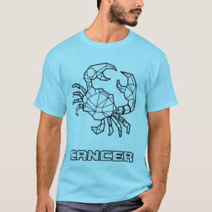 T - Shirt für die Zodiac-Schilderung von Krebs (tr