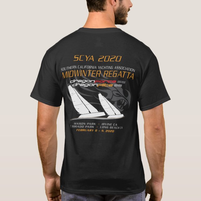 T - Shirt für DragonForce & Dragon Flite 2020 (Rückseite)